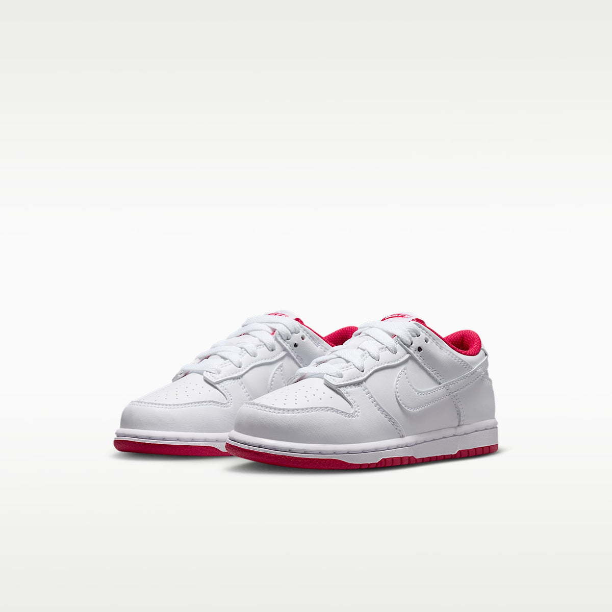 Nike Dunk Low – Blanco/Rojo universitario/Blanco – vista 5