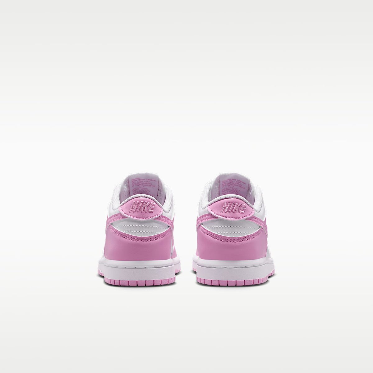 Nike Dunk Low – Blanco/Blanco/Blanco/Rosa amanecer – vista 6