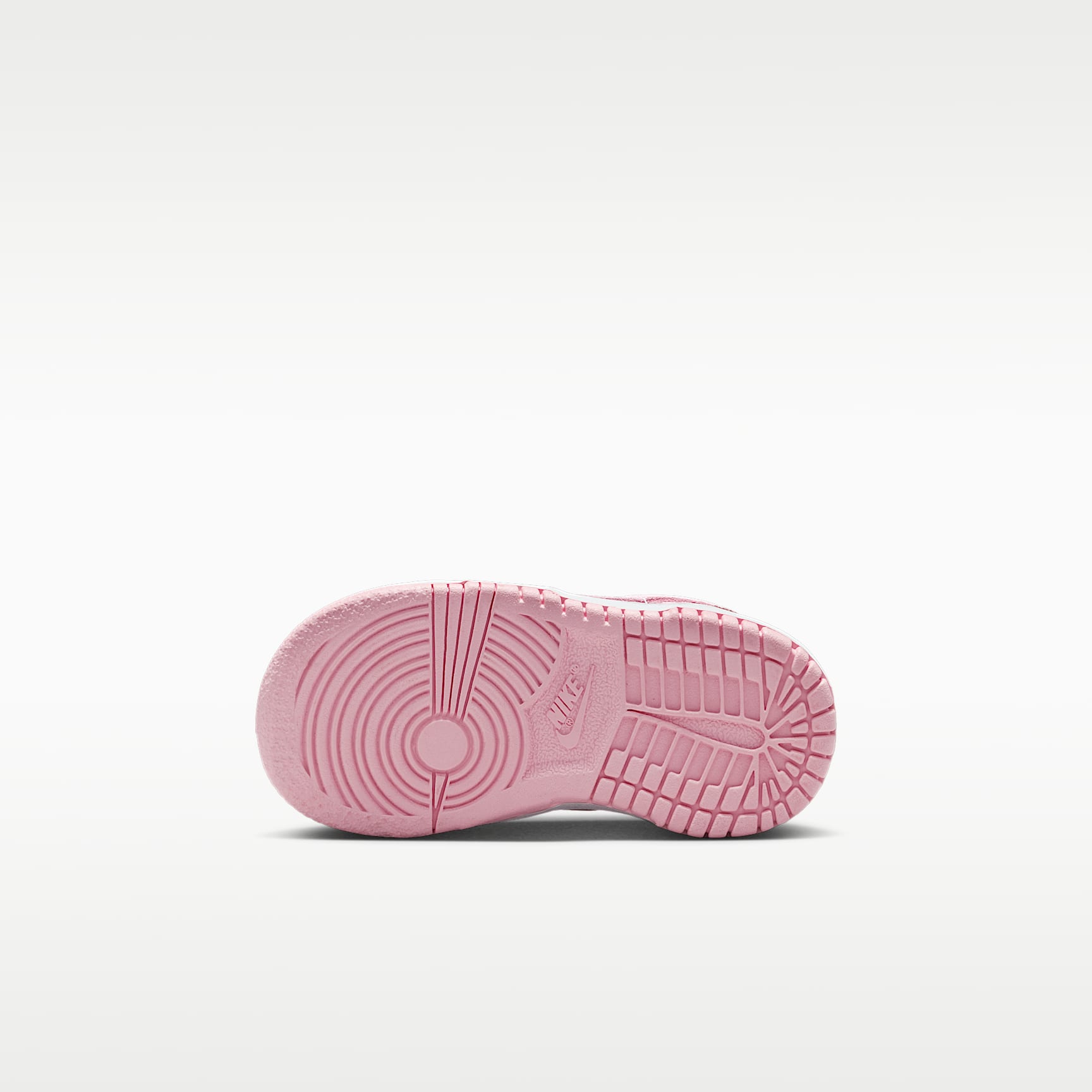 Nike Dunk Low – Blanco/Blanco/Blanco/Rosa suave medio – vista 2
