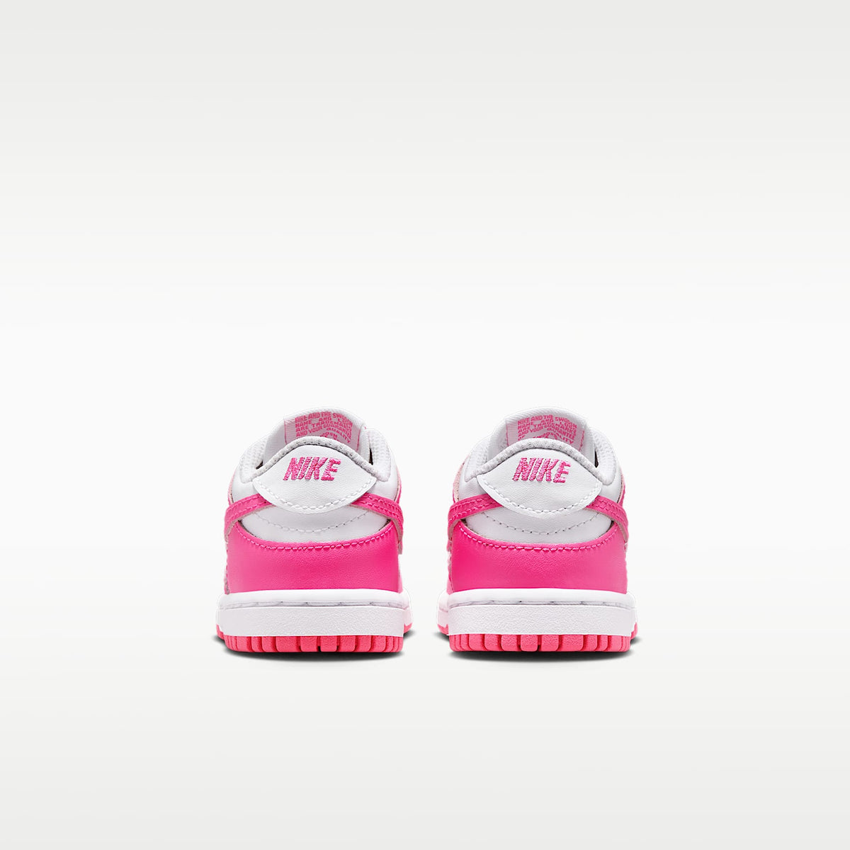 Nike Dunk Low – Blanco/Rosa/Fucsia láser – vista 6