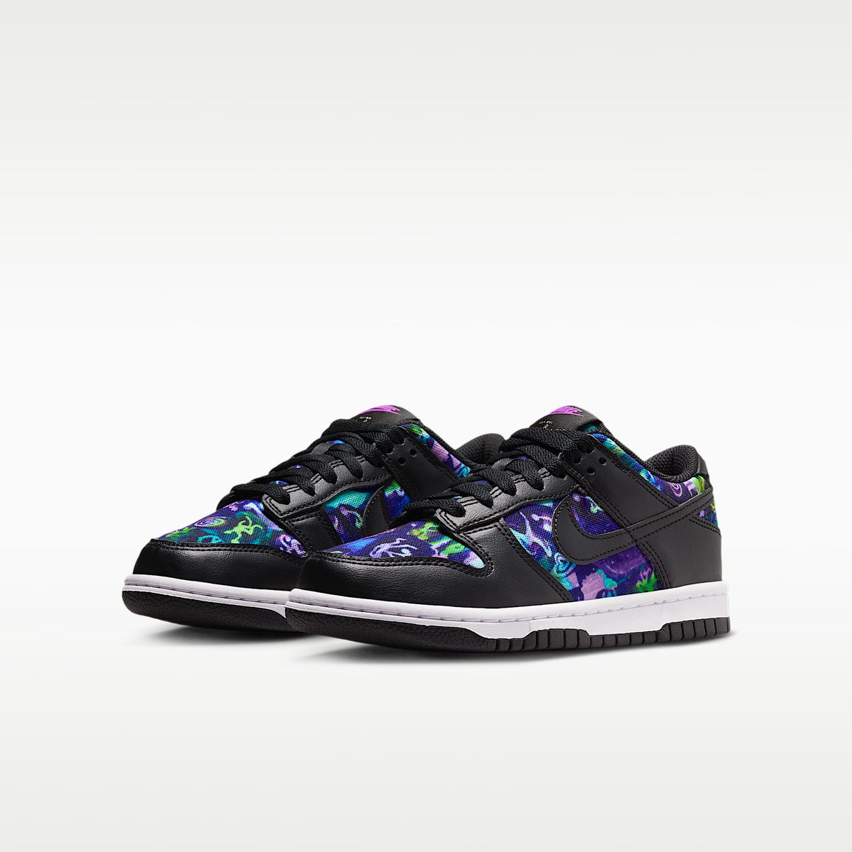 Nike Dunk Low – Multicolor/Morado vivo/Plata metalizado/Negro – vista 5