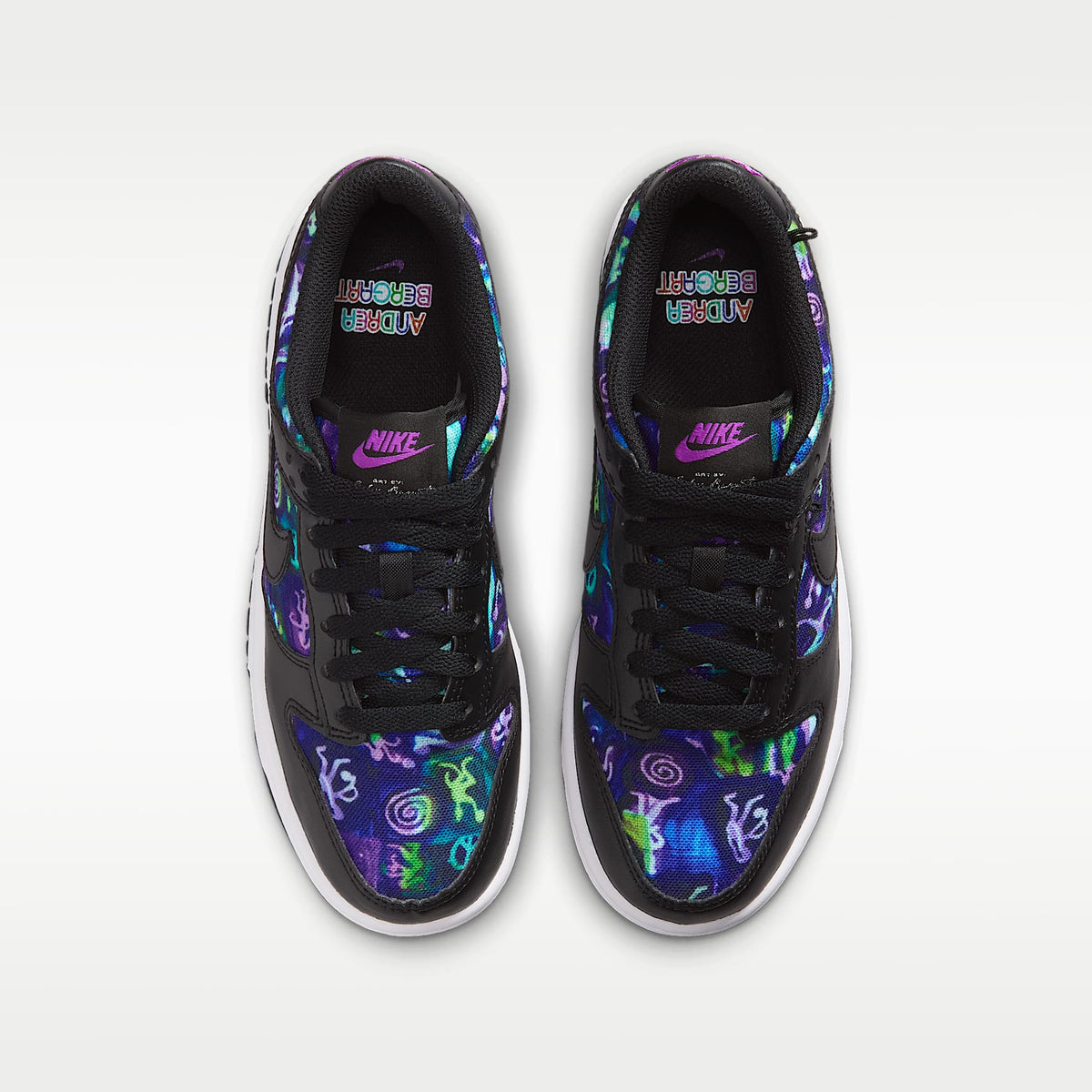 Nike Dunk Low – Multicolor/Morado vivo/Plata metalizado/Negro – vista 4