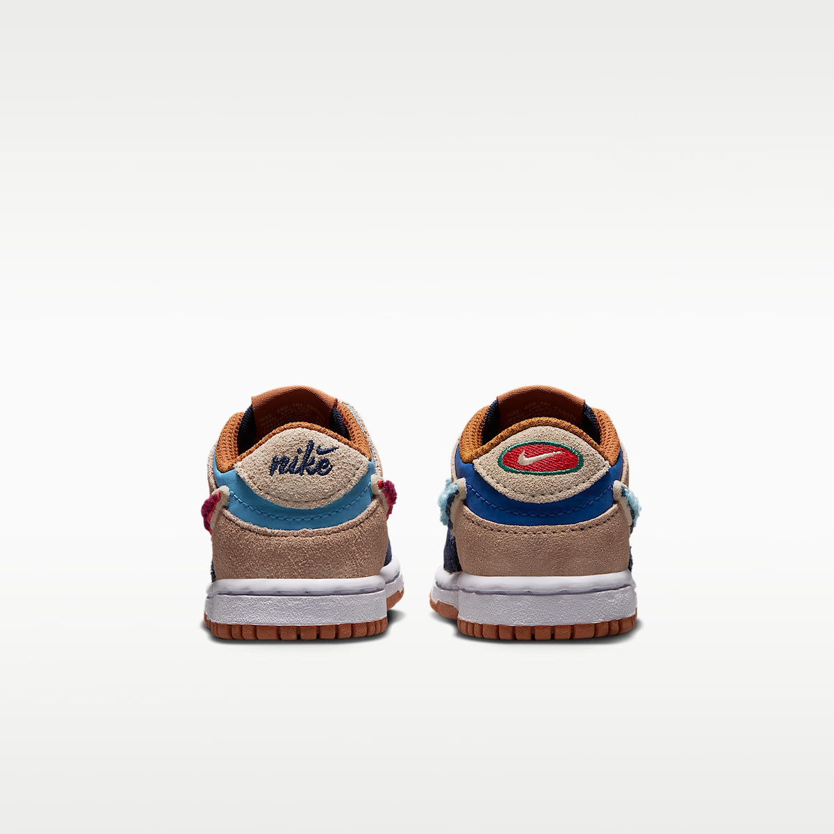 Nike Dunk Low – Azul marino medianoche/Verde ruido/Lino/Rojo velocidad – vista 6