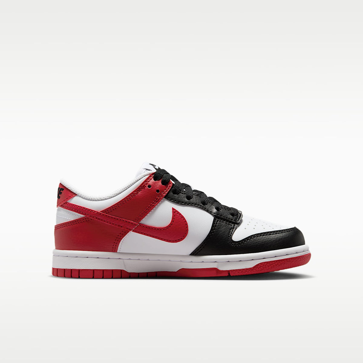 Nike Dunk Low – Rojo gimnasio/Blanco/Negro – vista 3