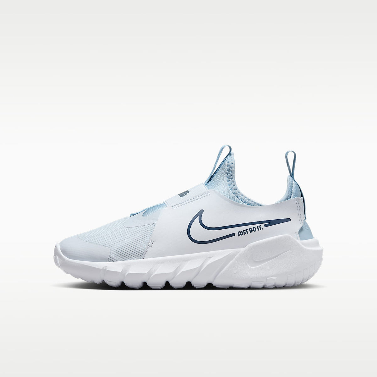 Nike Flex Runner 2 – Gris fútbol/Azul militar claro/Blanco/Azul marino medianoche – vista 1