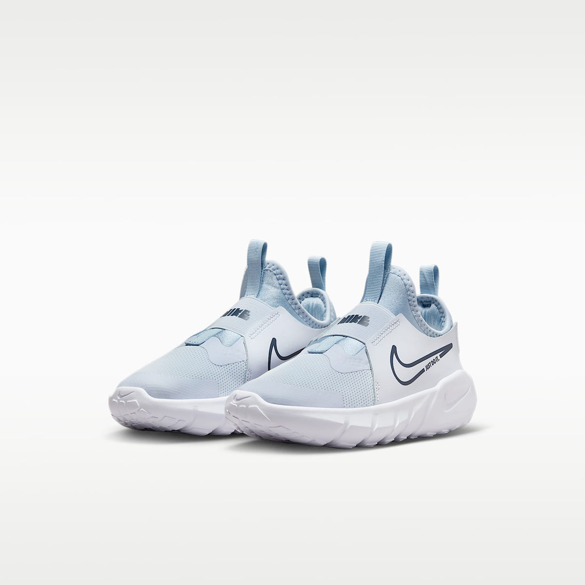Nike Flex Runner 2 – Gris fútbol/Azul militar claro/Blanco/Azul marino medianoche – vista 5