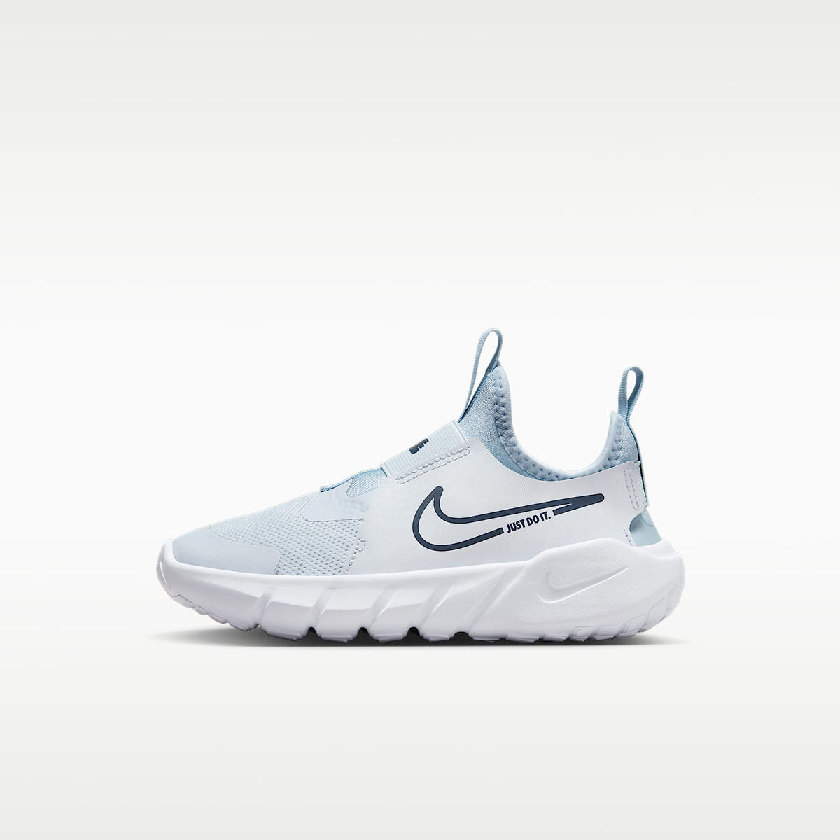 Nike Flex Runner 2 – Gris fútbol/Azul militar claro/Blanco/Azul marino medianoche – vista 1