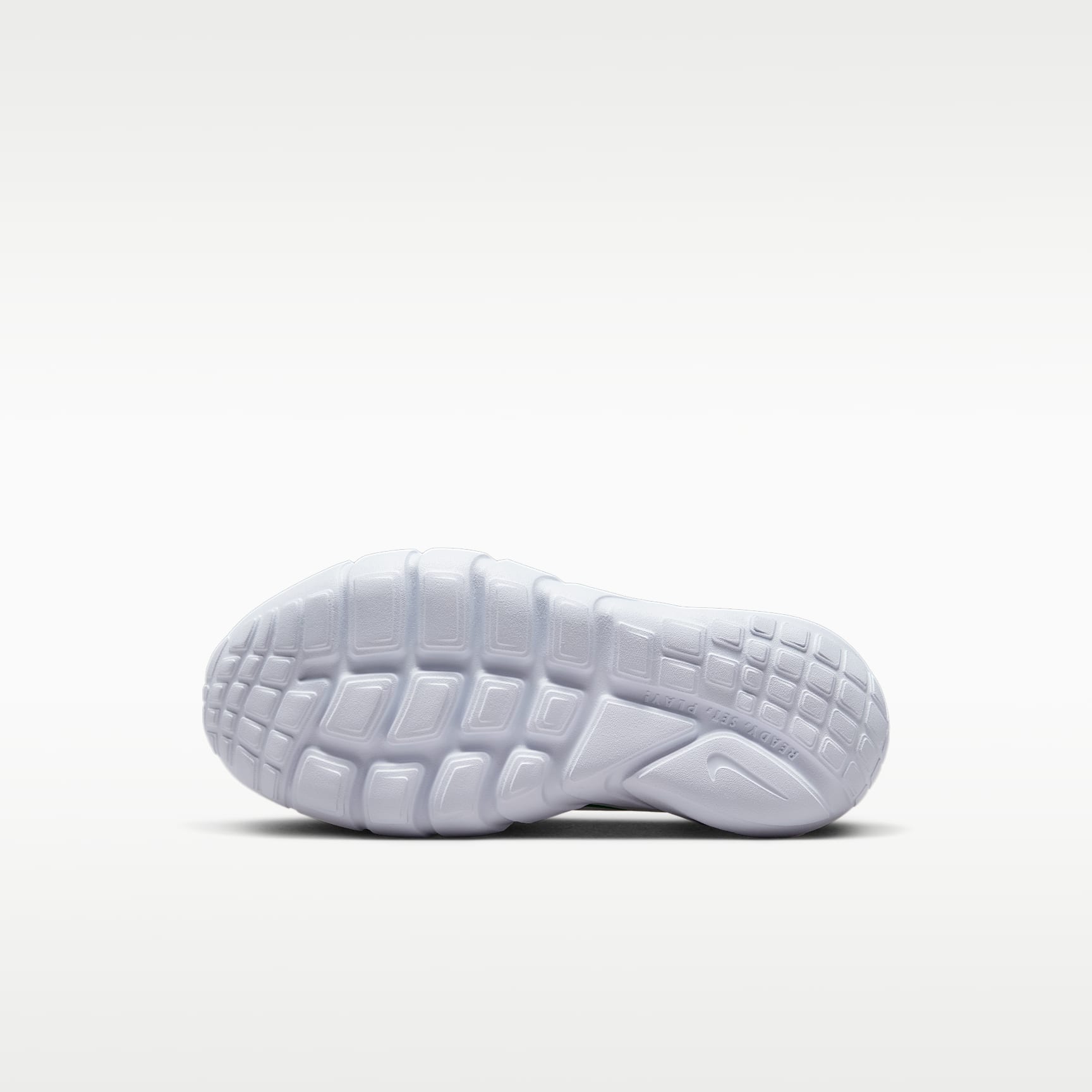 Nike Flex Runner 2 – Blanco cumbre/Platino puro/Azul royal intenso/Verde estadio – vista 2