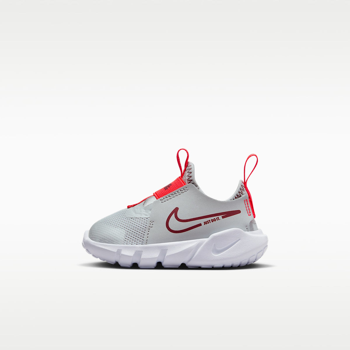 Nike Flex Runner 2 – Gris humo claro/Blanco/Carmesí brillante/Rojo team – vista 1