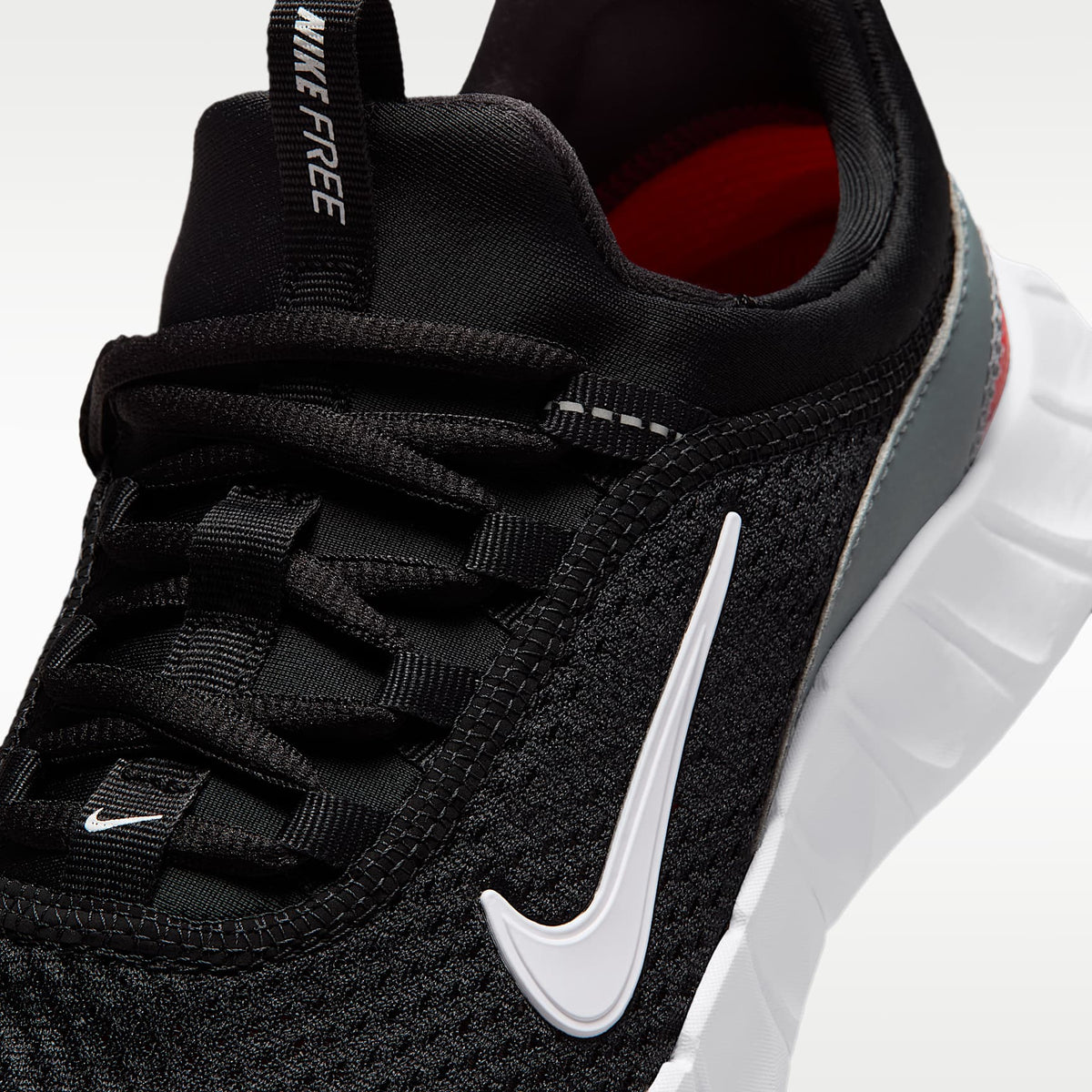 Nike Free Ride – Negro/Gris azulado/Rojo universitario/Blanco – vista 7