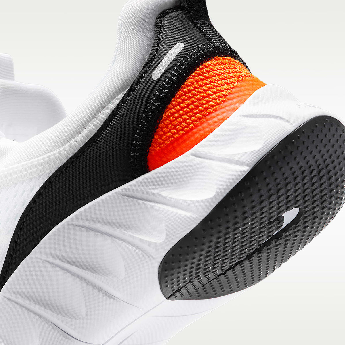 Nike Free Ride – Blanco/Naranja seguridad/Negro – vista 8
