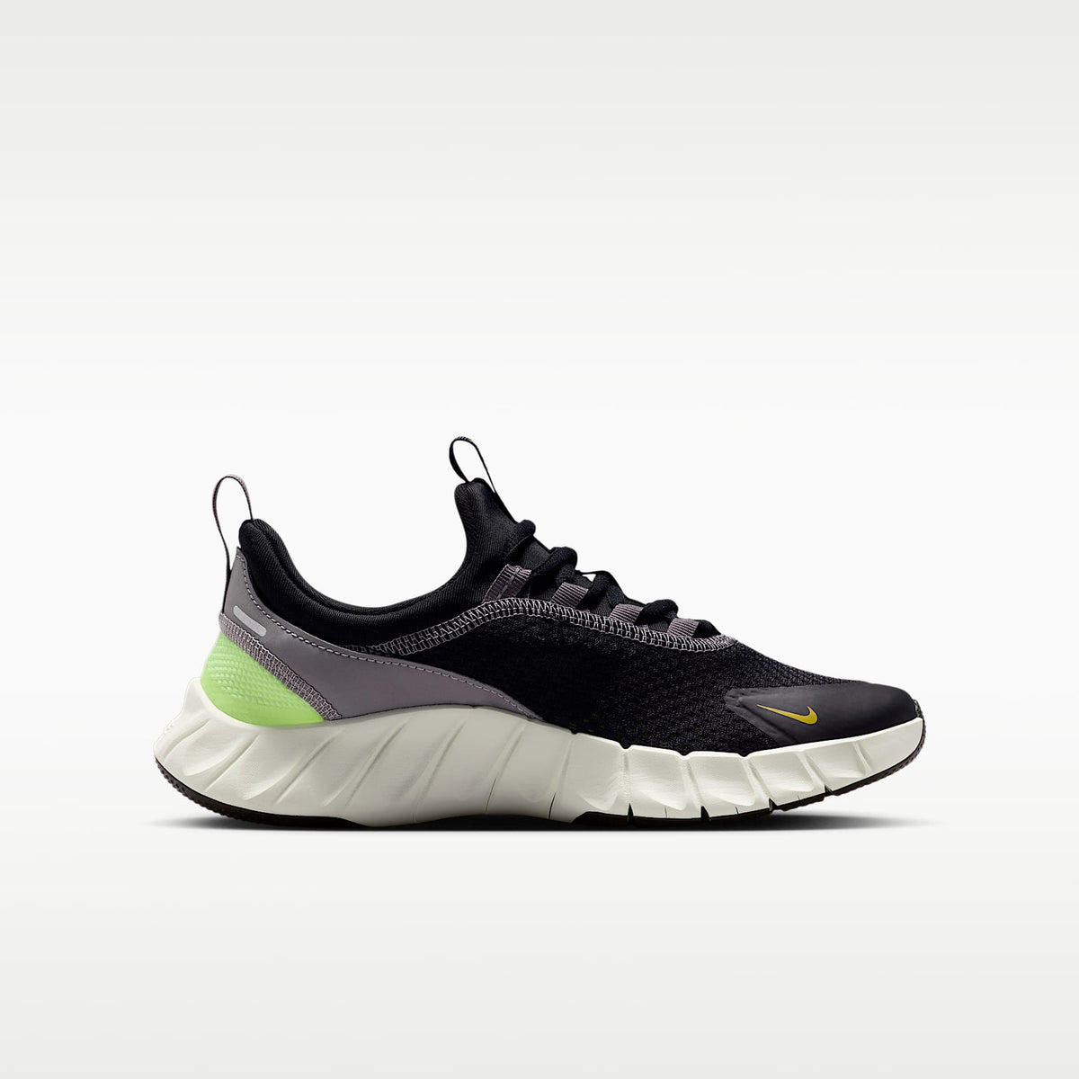 Nike Free Ride – Negro/Punta de Lápiz/Hielo volt/Cuarzo azafrán – vista 3