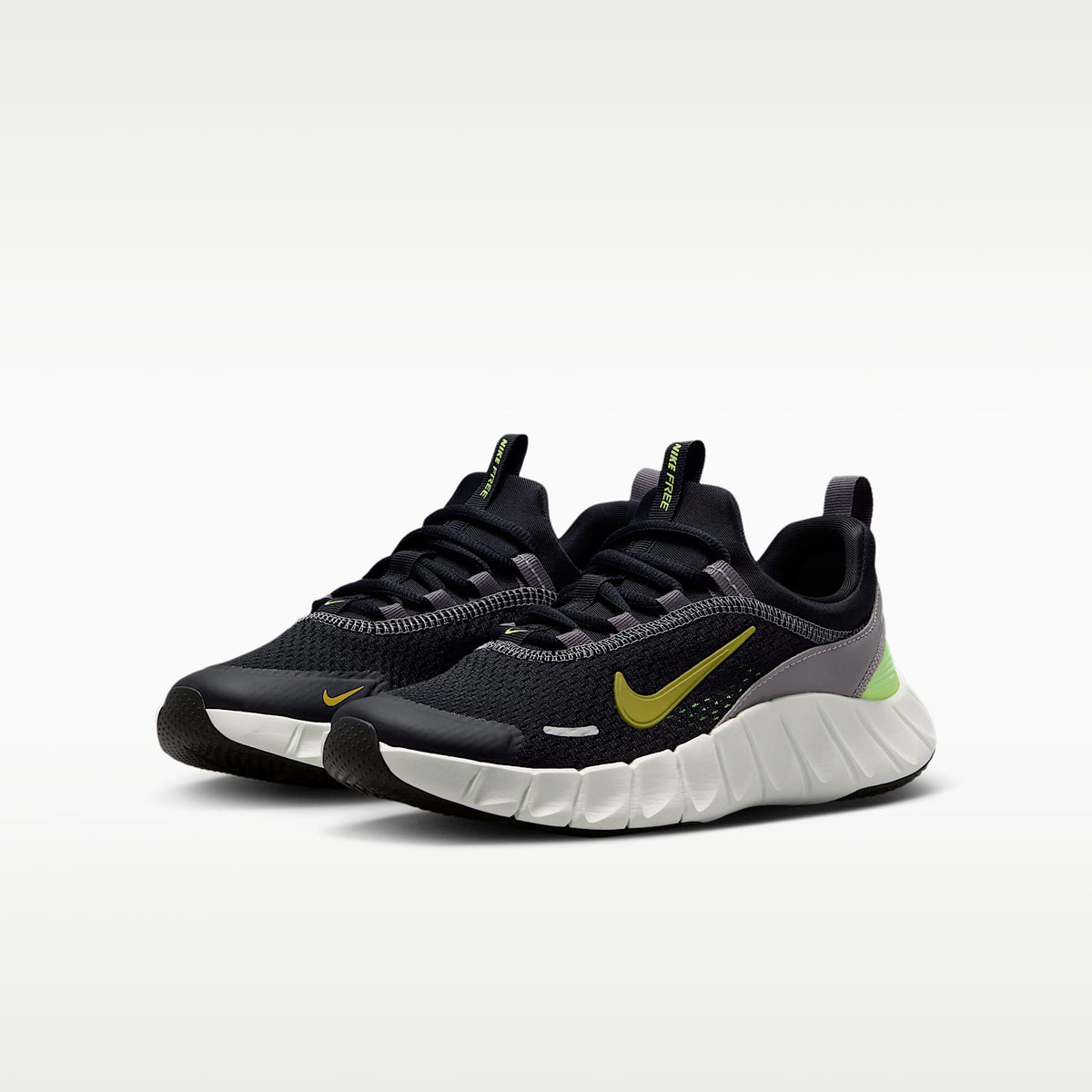 Nike Free Ride – Negro/Punta de Lápiz/Hielo volt/Cuarzo azafrán – vista 5