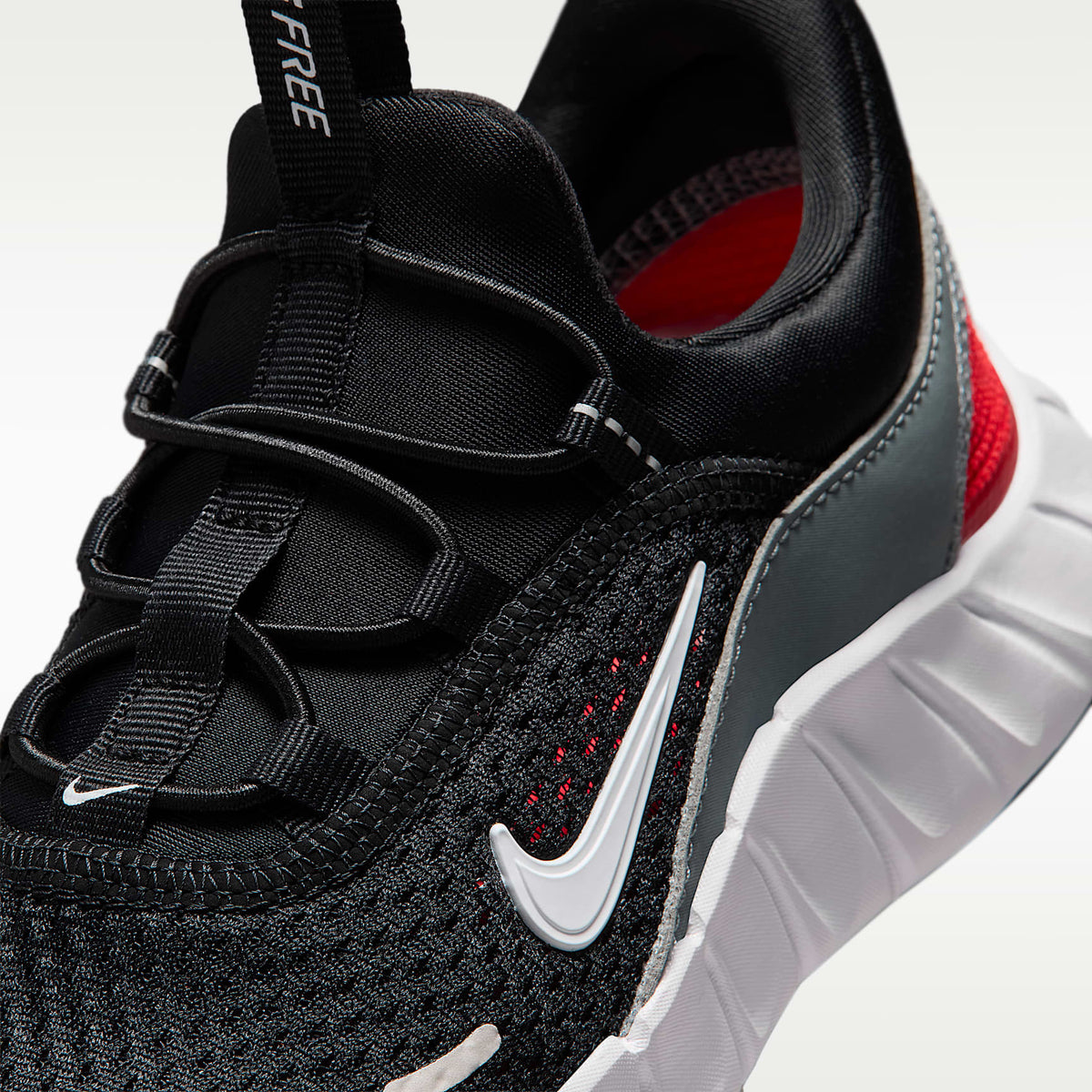 Nike Free Ride – Negro/Gris azulado/Rojo universitario/Blanco – vista 7