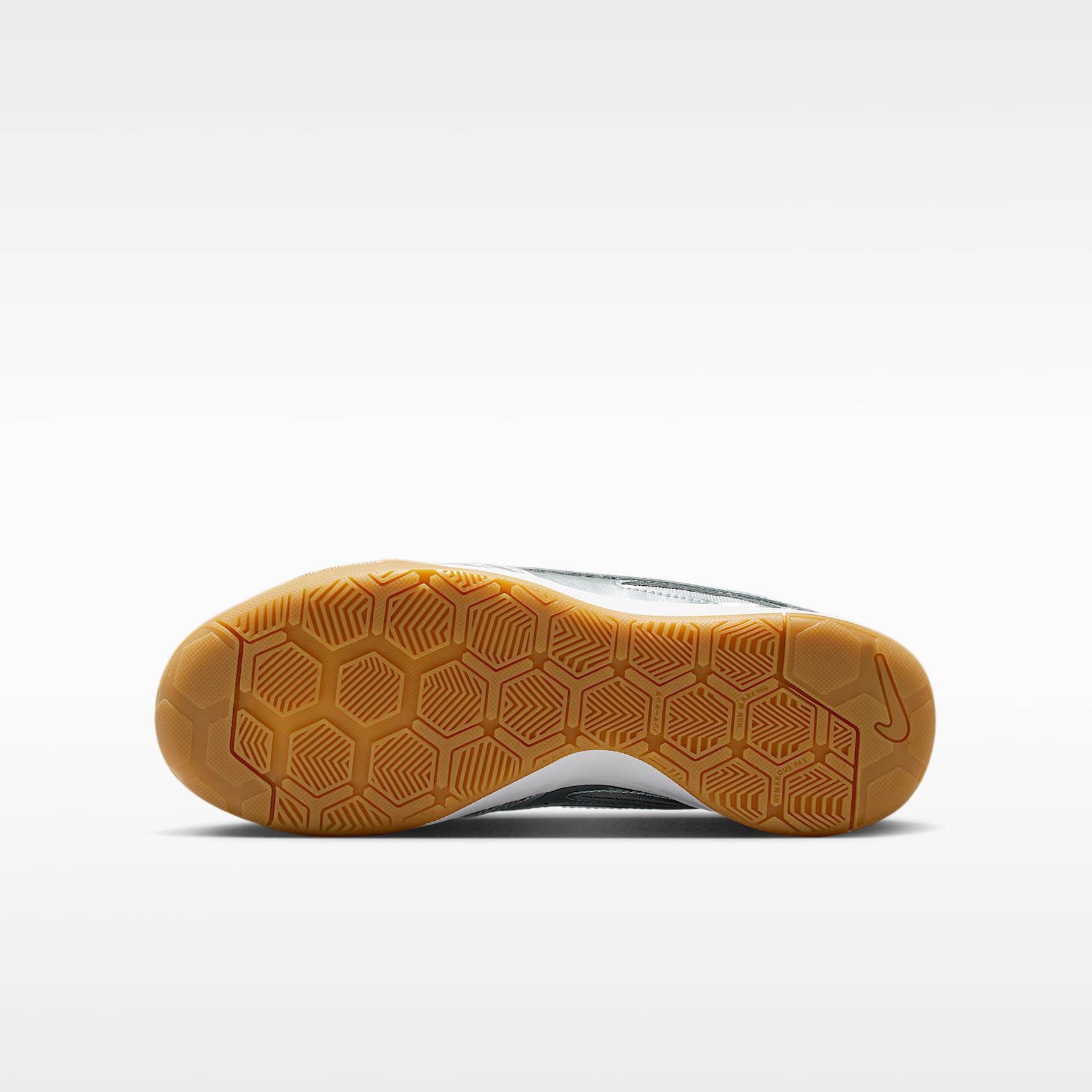 Nike Gato LV8 – Plata metalizado/Blanco/Marrón claro goma/Plata metalizado – vista 2