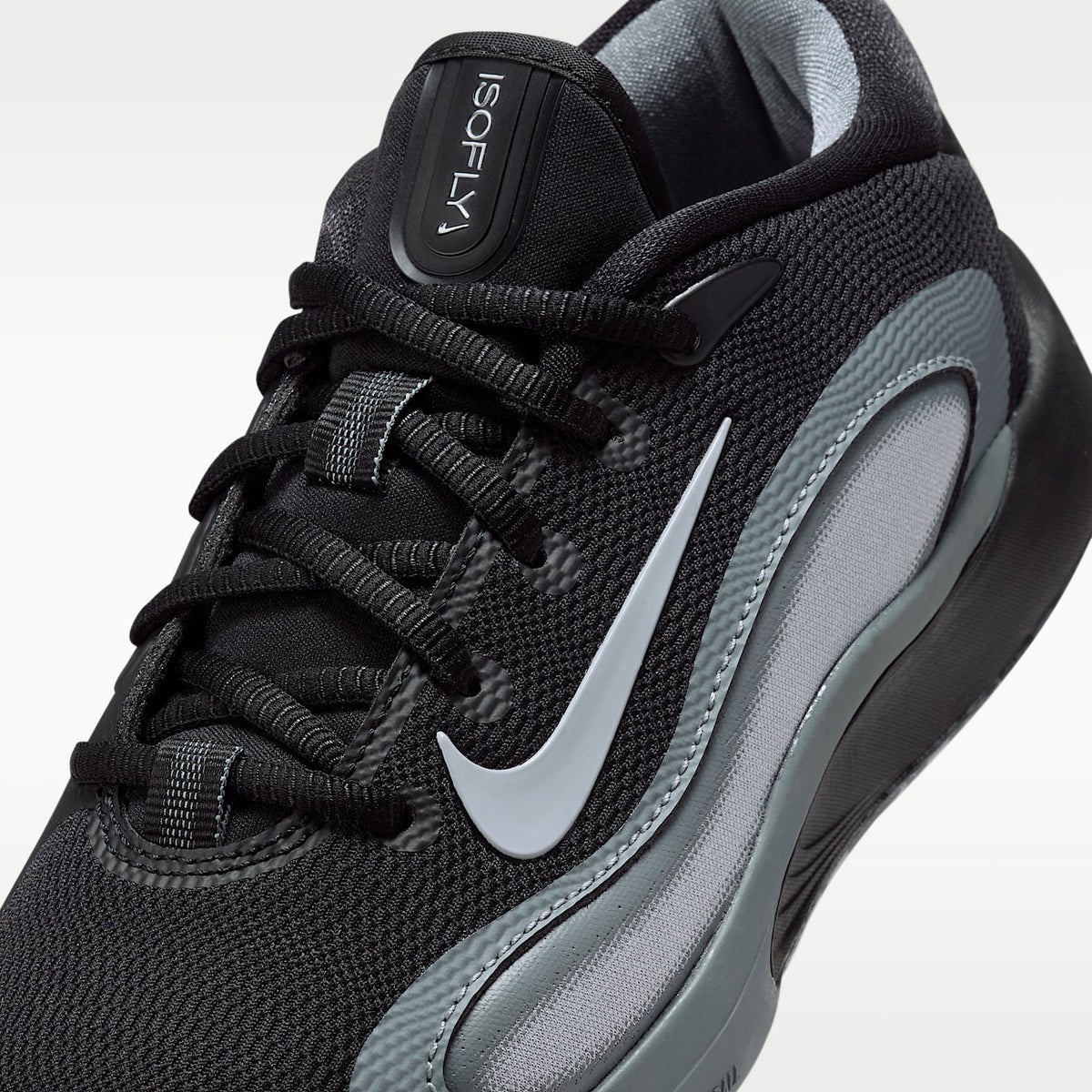 Nike IsoFly – Negro/Gris azulado/Blanco/Gris lobo – vista 7