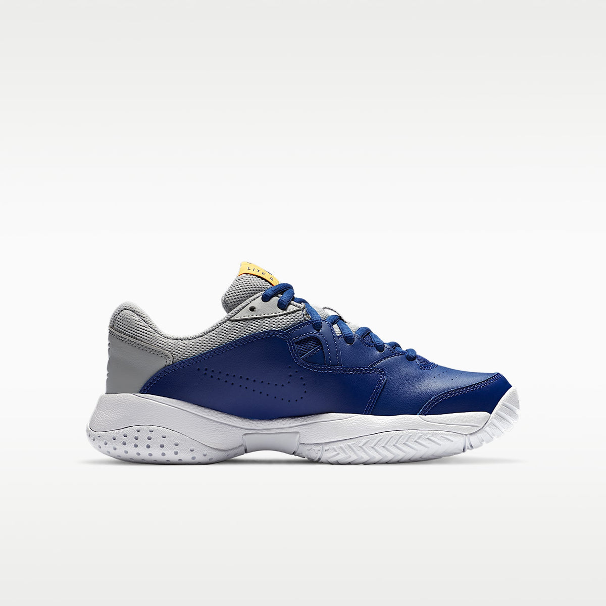NikeCourt Jr. Lite 2 – Azul royal intenso/Gris humo claro/Blanco/Costa – vista 3