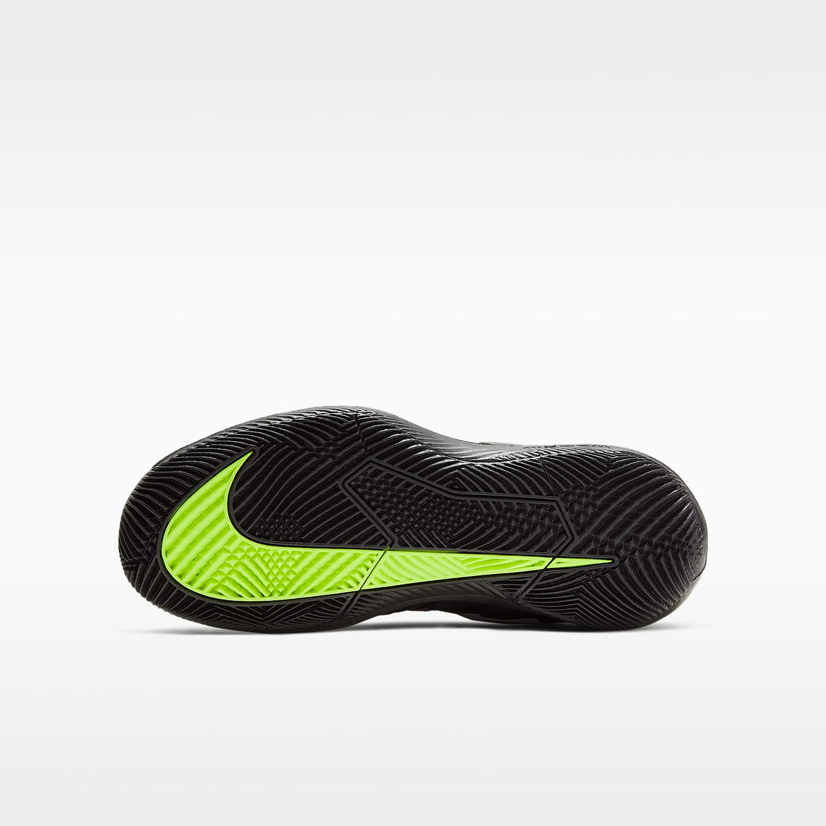 NikeCourt Jr. Vapor X – Negro/Volt/Blanco – vista 2