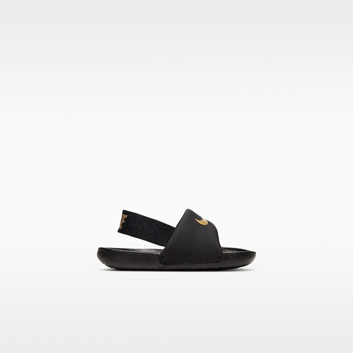 Nike Kawa – Negro/Oro metalizado – vista 3