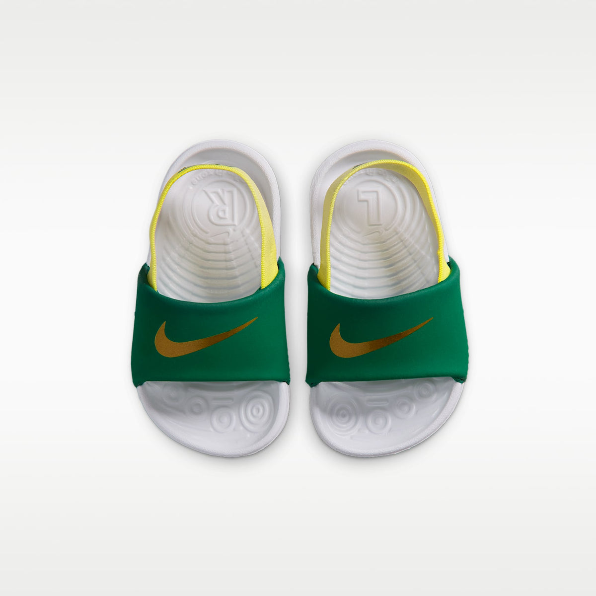 Nike Kawa – Malaquita/Amarillo sónico/Blanco/Oro metalizado – vista 5