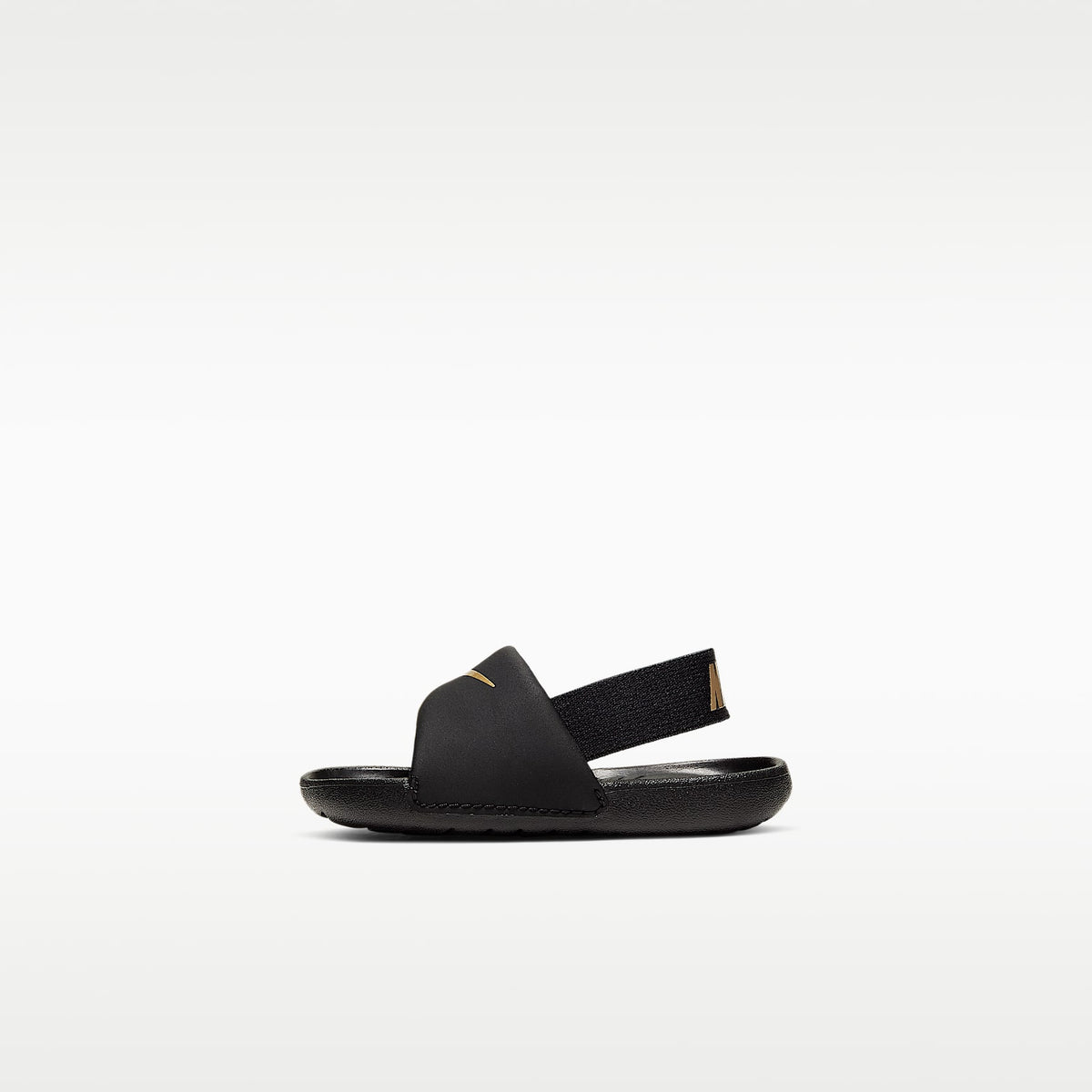 Nike Kawa – Negro/Oro metalizado – vista 2