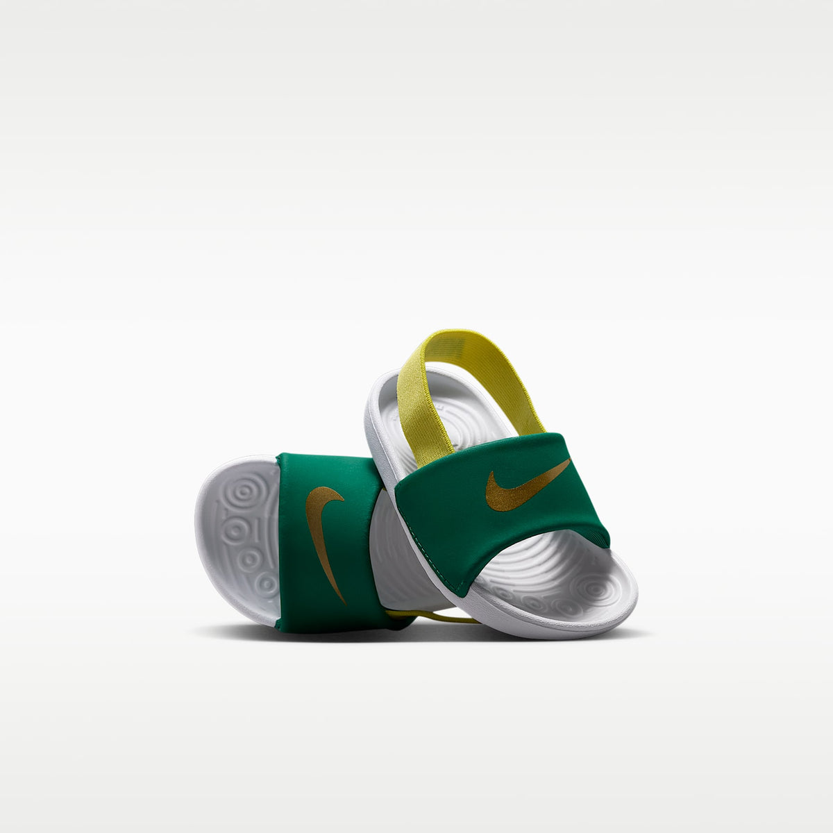 Nike Kawa – Malaquita/Amarillo sónico/Blanco/Oro metalizado – vista 1