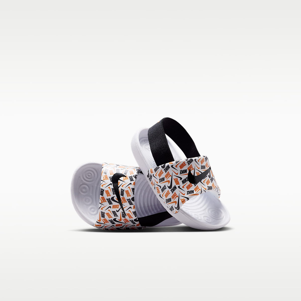 Nike Kawa – Blanco/Naranja total/Negro – vista 1