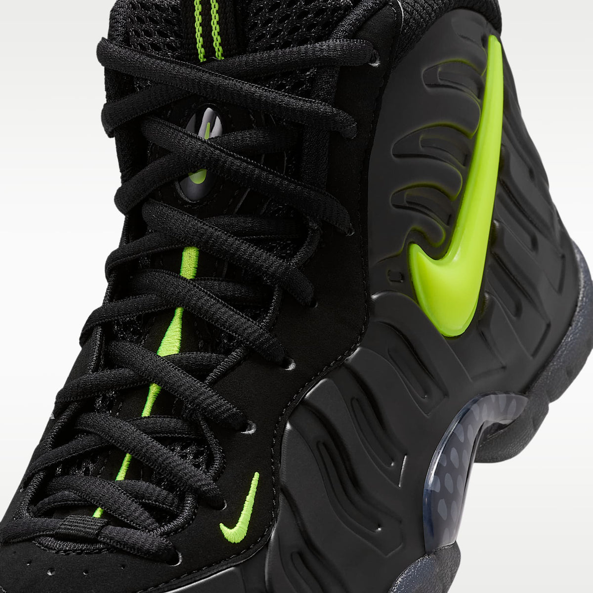 Nike Little Posite Pro – Negro/Amarillo voltaje – vista 7