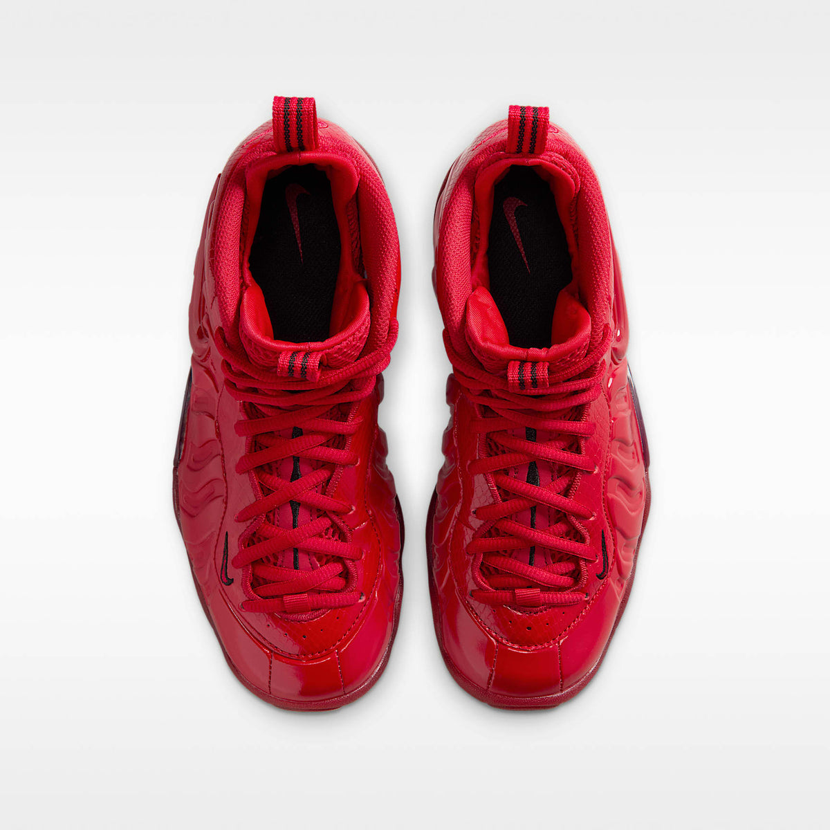 Nike Little Posite Pro – Rojo gimnasio/Negro – vista 4