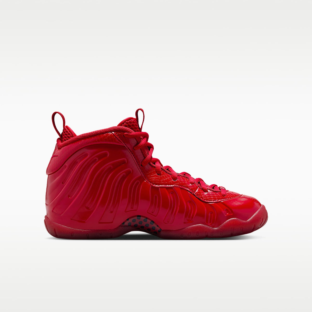 Nike Little Posite Pro – Rojo gimnasio/Negro – vista 3