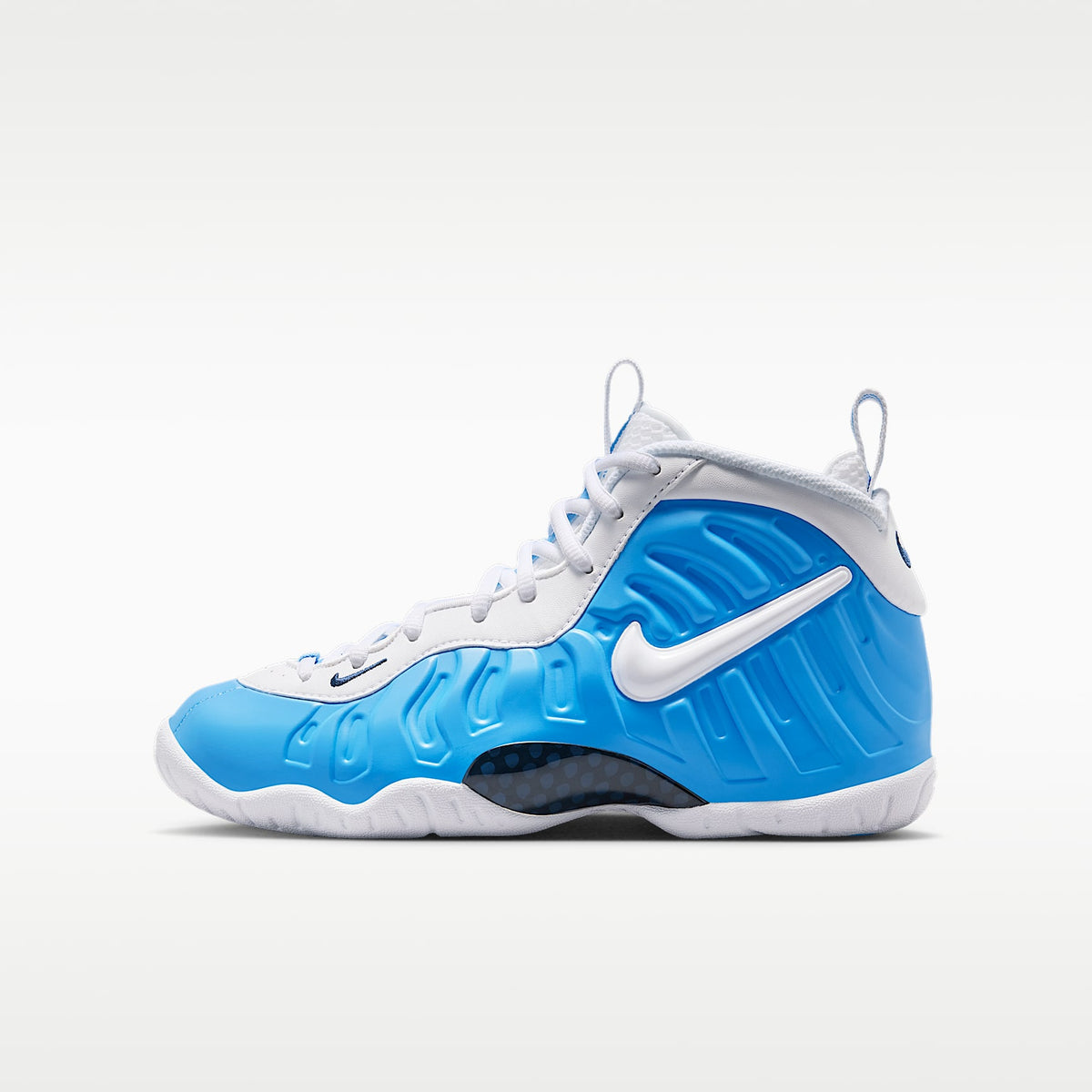 Nike Little Posite Pro – Azul universitario/Blanco/Azul marino medianoche/Blanco – vista 1