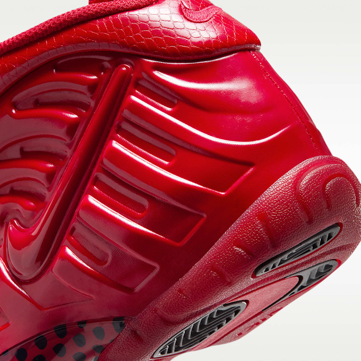 Nike Little Posite Pro – Rojo gimnasio/Negro – vista 8