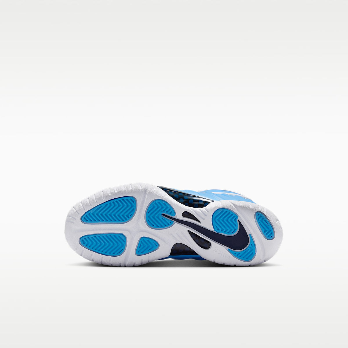 Nike Little Posite Pro – Azul universitario/Blanco/Azul marino medianoche/Blanco – vista 2