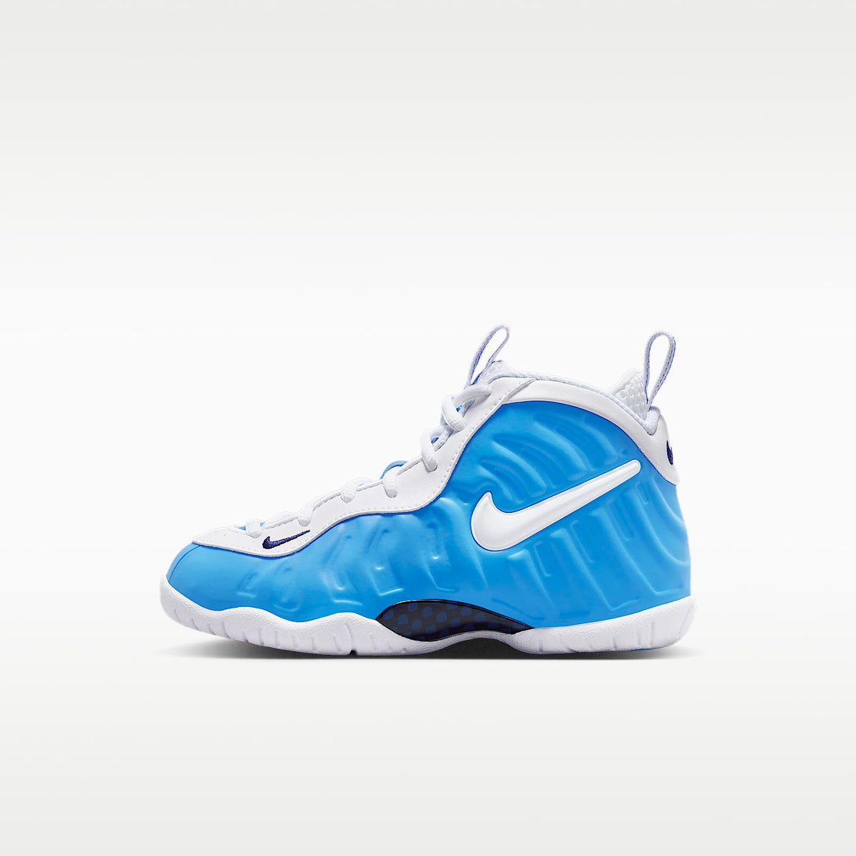 Nike Little Posite Pro – Azul universitario/Blanco/Azul marino medianoche/Blanco – vista 1