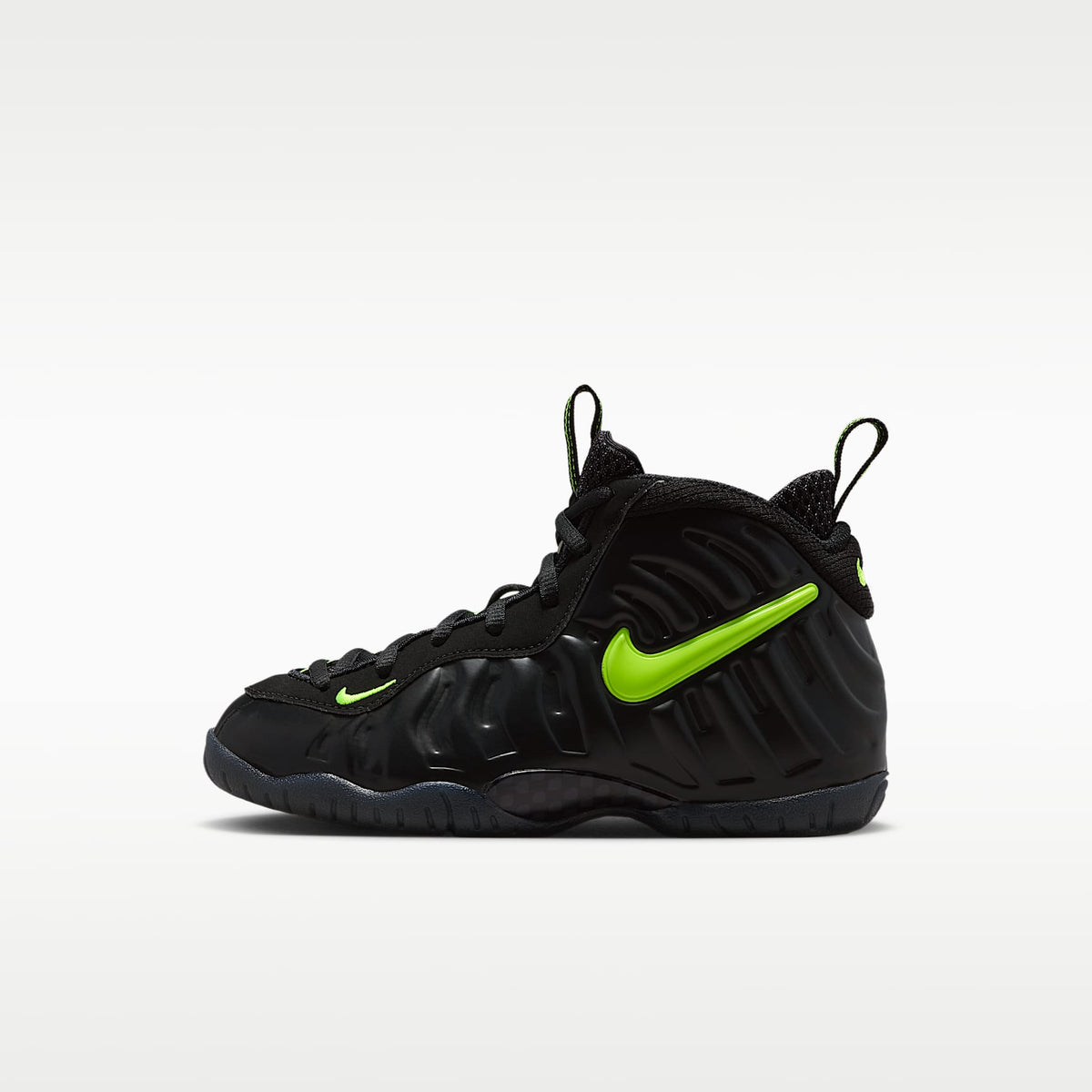 Nike Little Posite Pro – Negro/Amarillo voltaje – vista 1