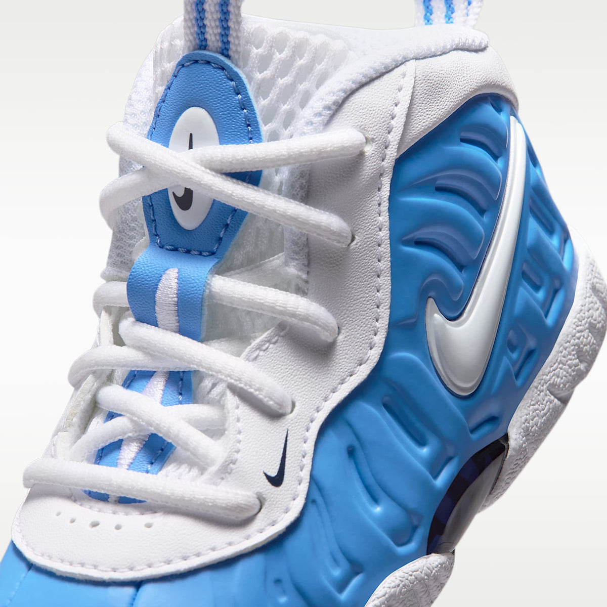 Nike Little Posite Pro – Azul universitario/Blanco/Azul marino medianoche/Blanco – vista 7