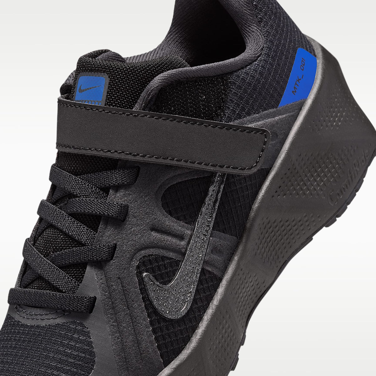 Nike Metro Tek – Negro/Sombrío apagado/Azul carrera/Negro metálico – vista 7