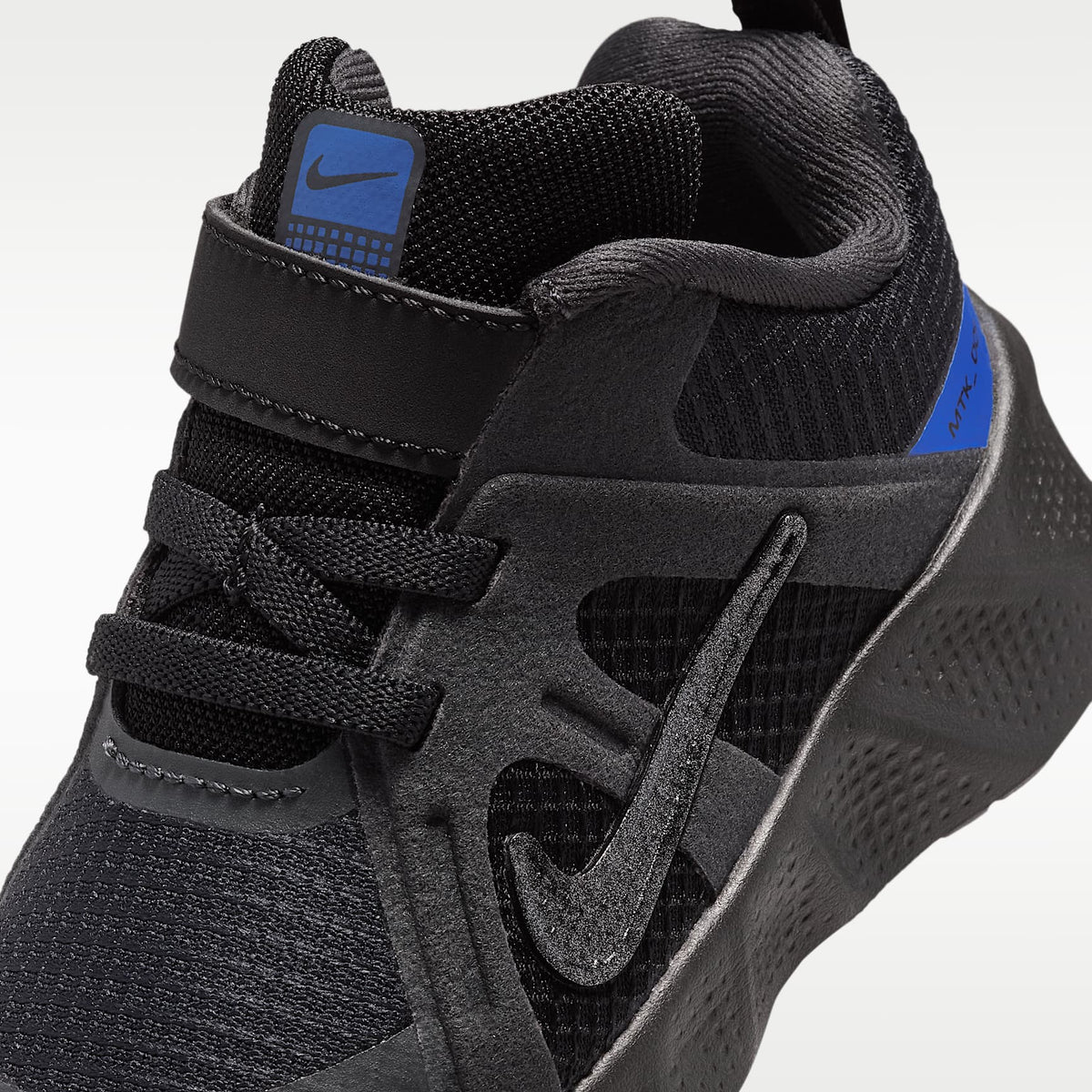 Nike Metro Tek – Negro/Sombrío apagado/Azul carrera/Negro metálico – vista 7