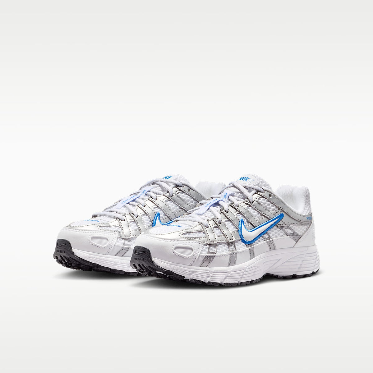 Nike P-6000 – Blanco/Azul cristal/Plata metalizado/Blanco – vista 5
