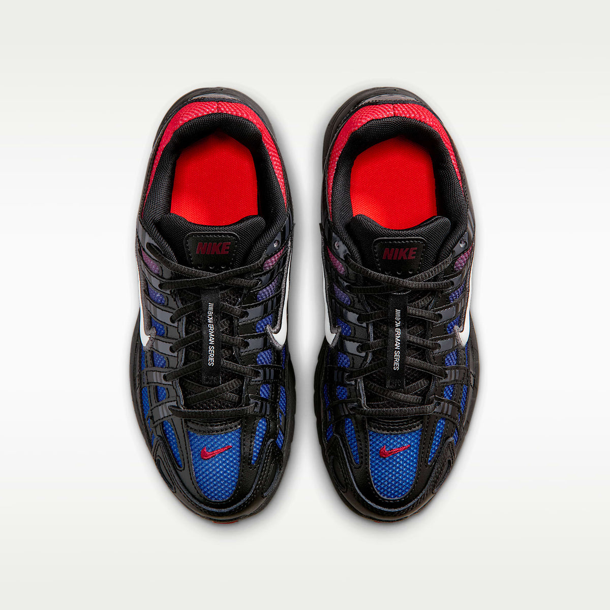 Nike P-6000 – Negro/Carmesí brillante/Royal juego/Blanco cáscara de huevo – vista 4