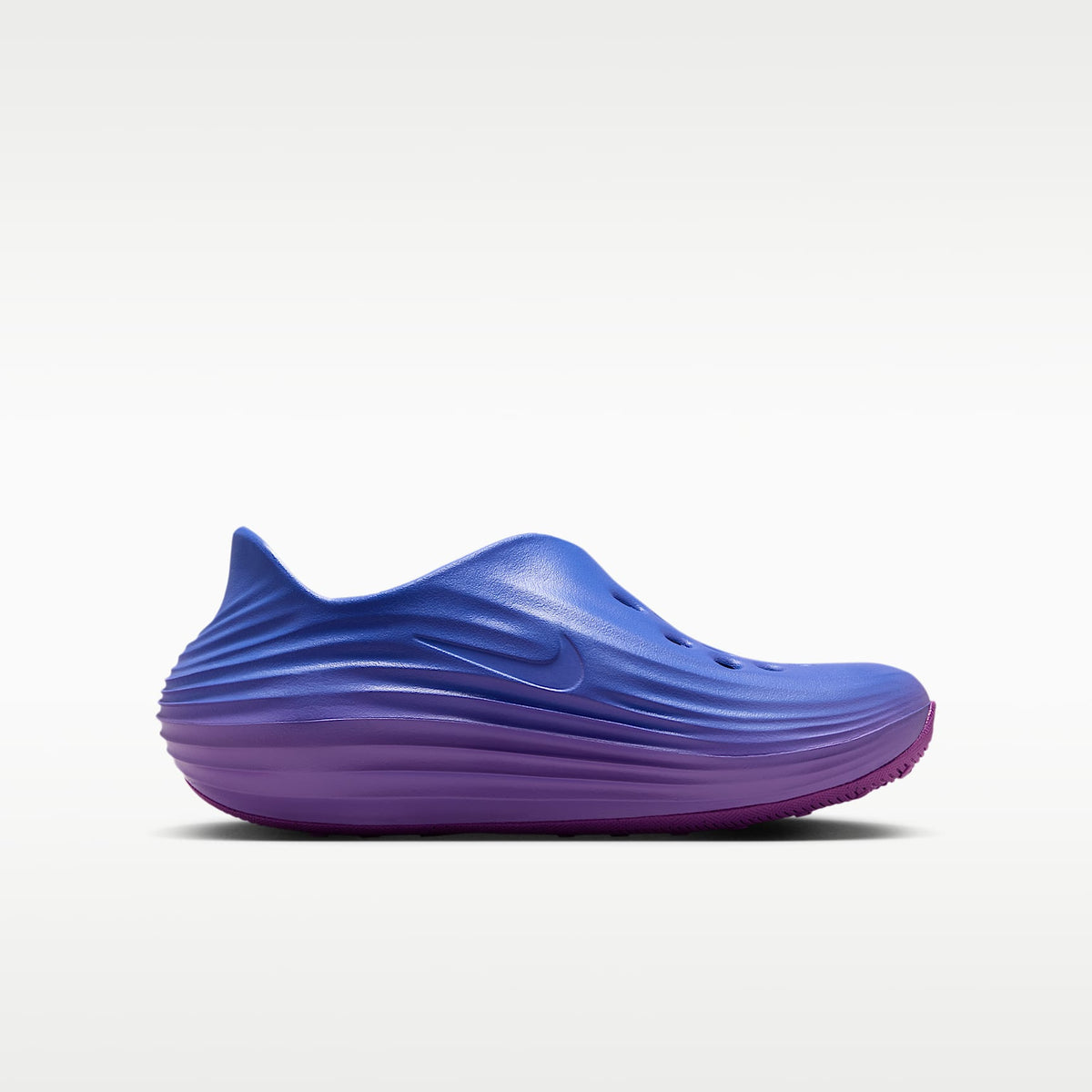 Nike ReactX Rejuven8 – Azul medio/Violeta brillante/Naranja césped – vista 3