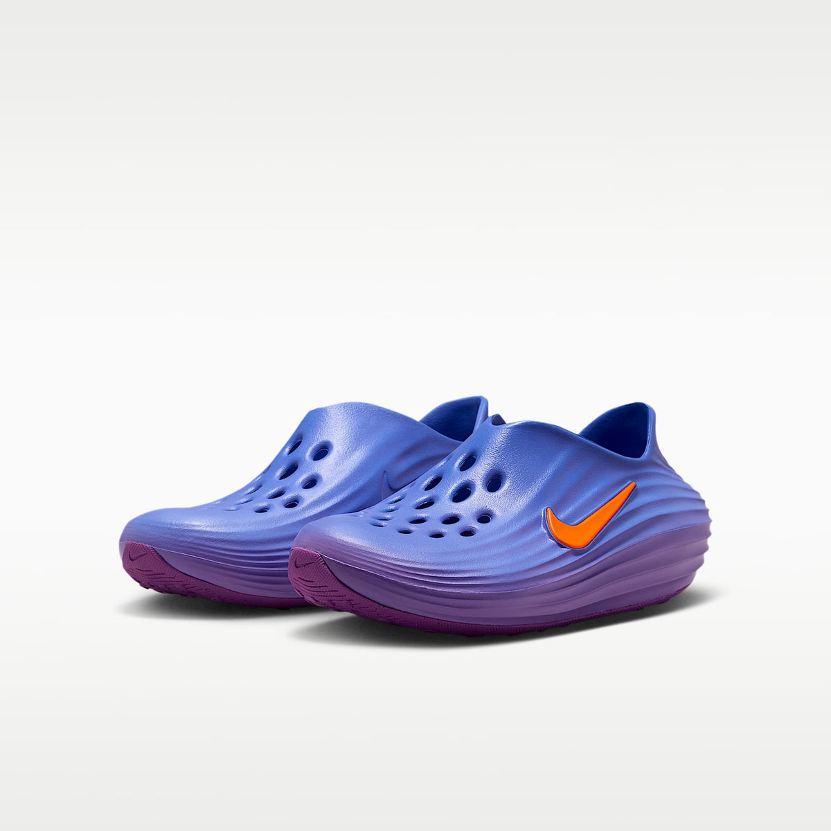 Nike ReactX Rejuven8 – Azul medio/Violeta brillante/Naranja césped – vista 5