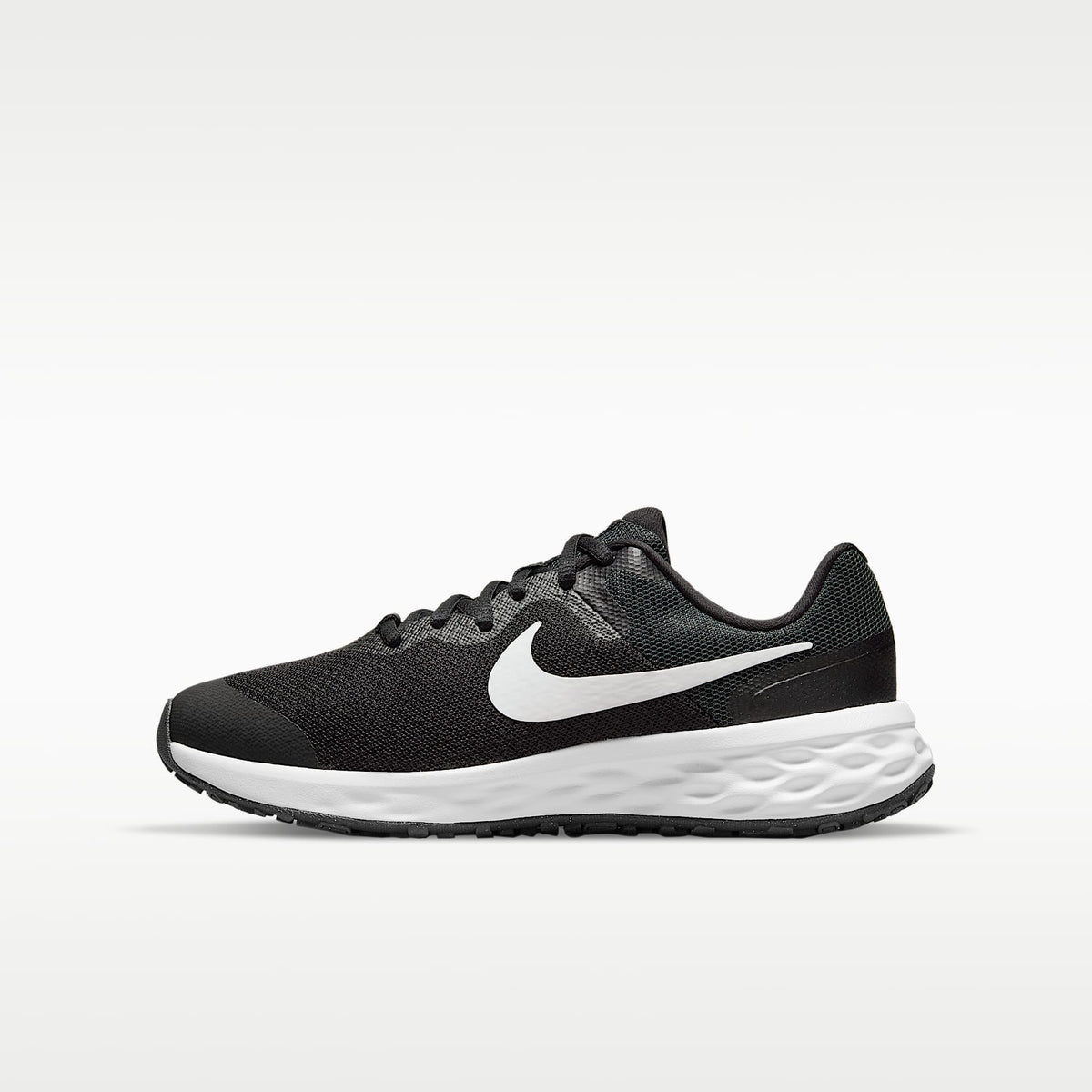 Nike Revolution 6 – Negro/Gris humo oscuro/Blanco – vista 1
