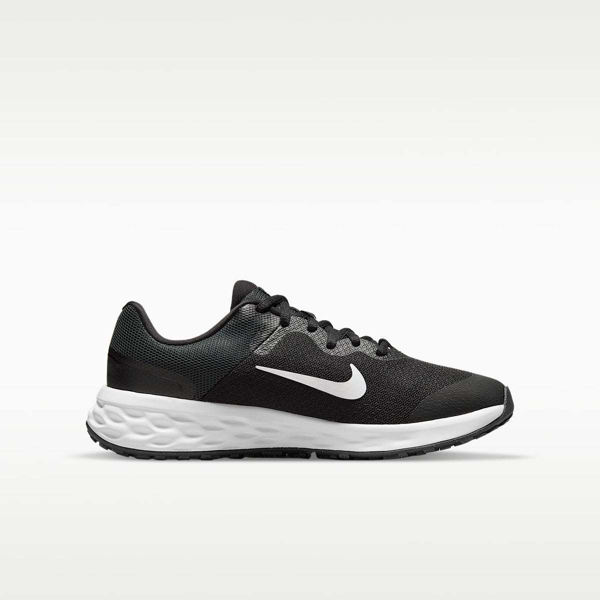 Nike Revolution 6 – Negro/Gris humo oscuro/Blanco – vista 3