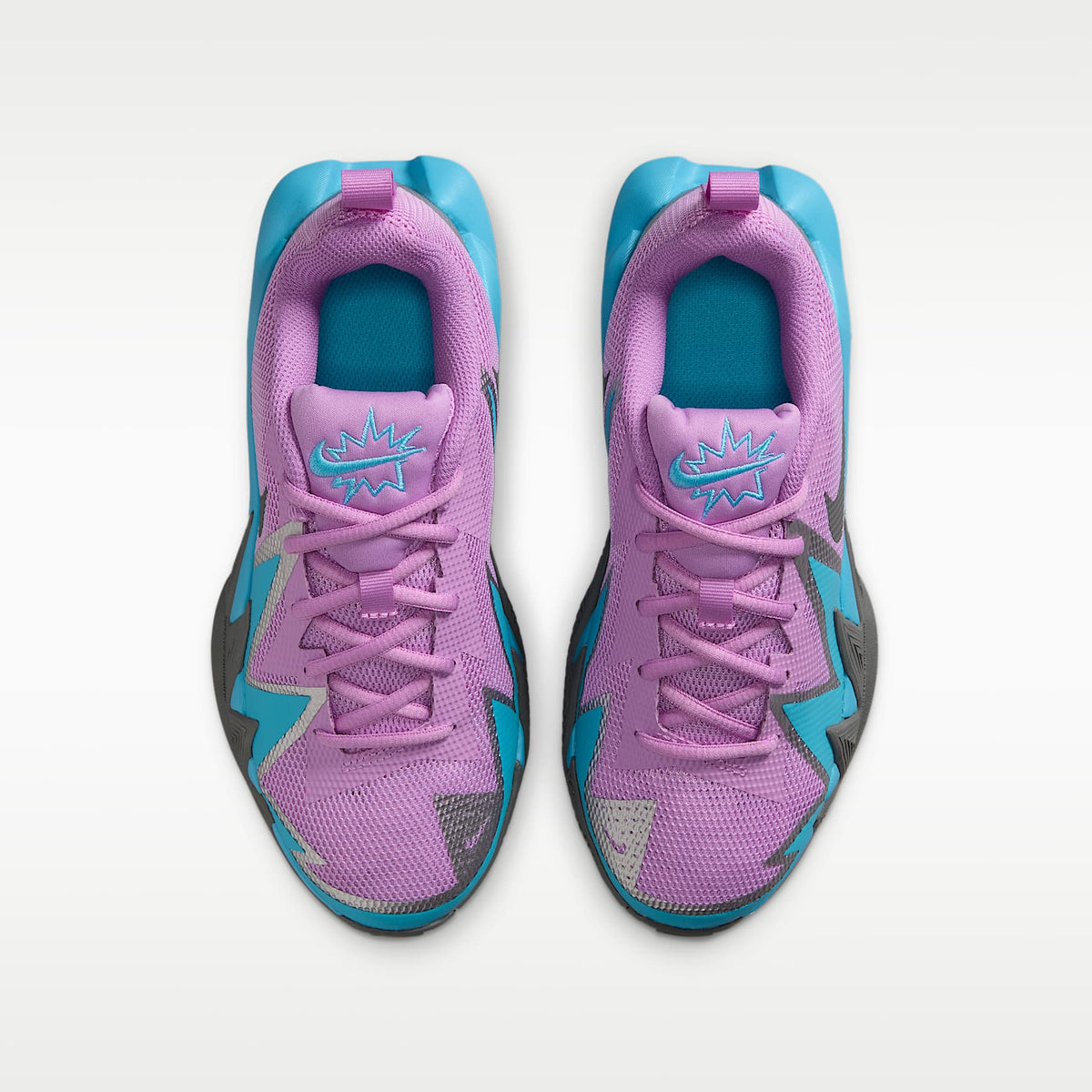 Nike S.T. Dynamite – Fucsia resplandor/Azul báltico/Plata metalizado/Gris humo – vista 4