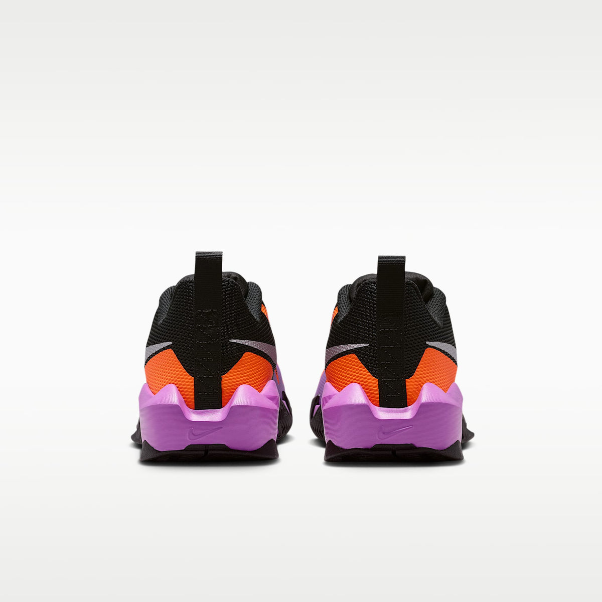 Nike S.T. Dynamite – Negro/Violeta brillante/Naranja total/Plata metalizado – vista 6