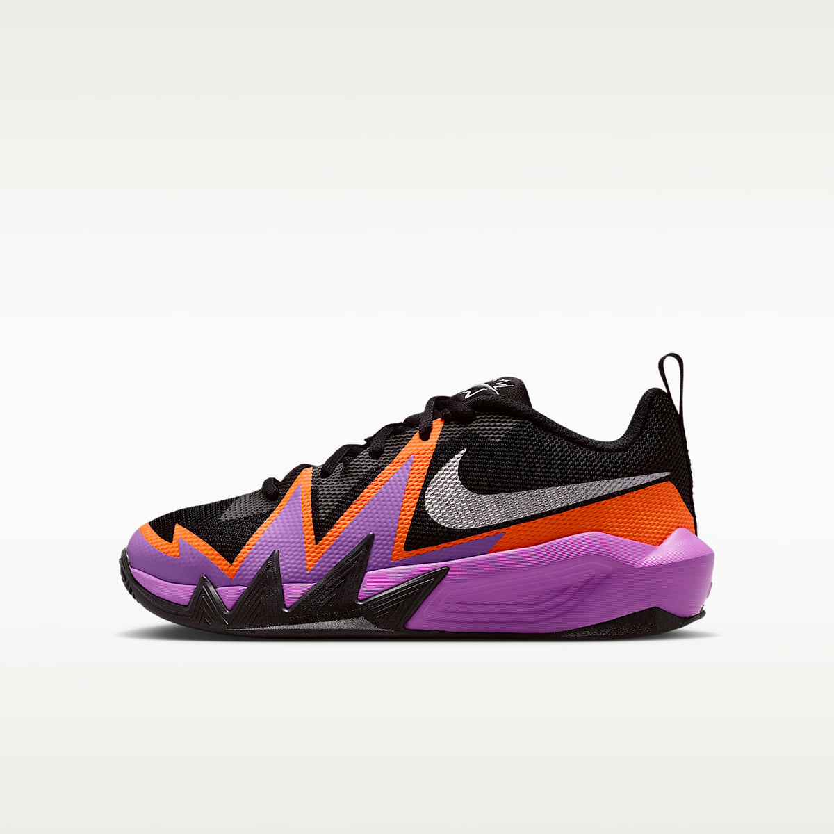 Nike S.T. Dynamite – Negro/Violeta brillante/Naranja total/Plata metalizado – vista 1