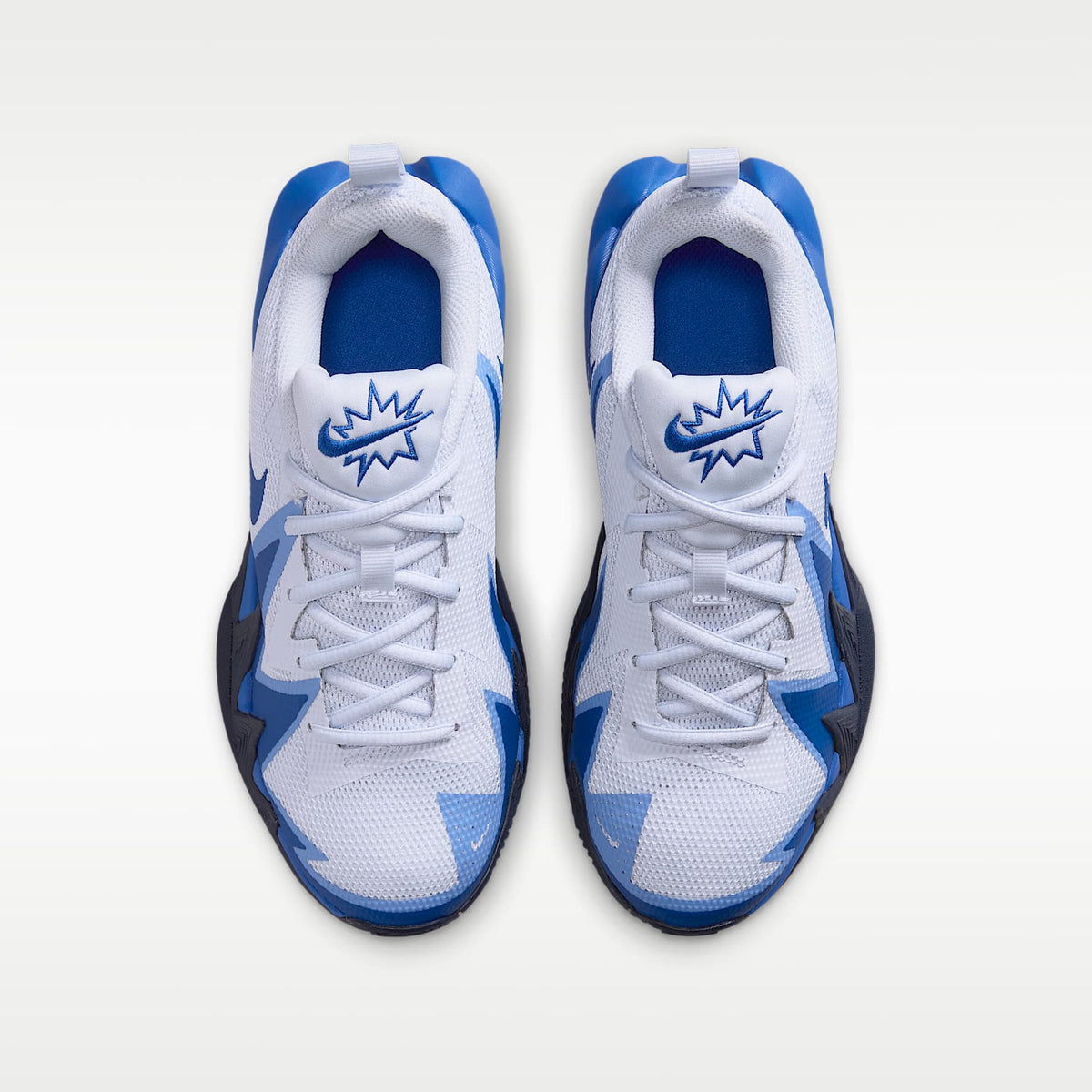 Nike S.T. Dynamite – Gris fútbol/Azul marino medianoche/Polar/Royal juego – vista 4
