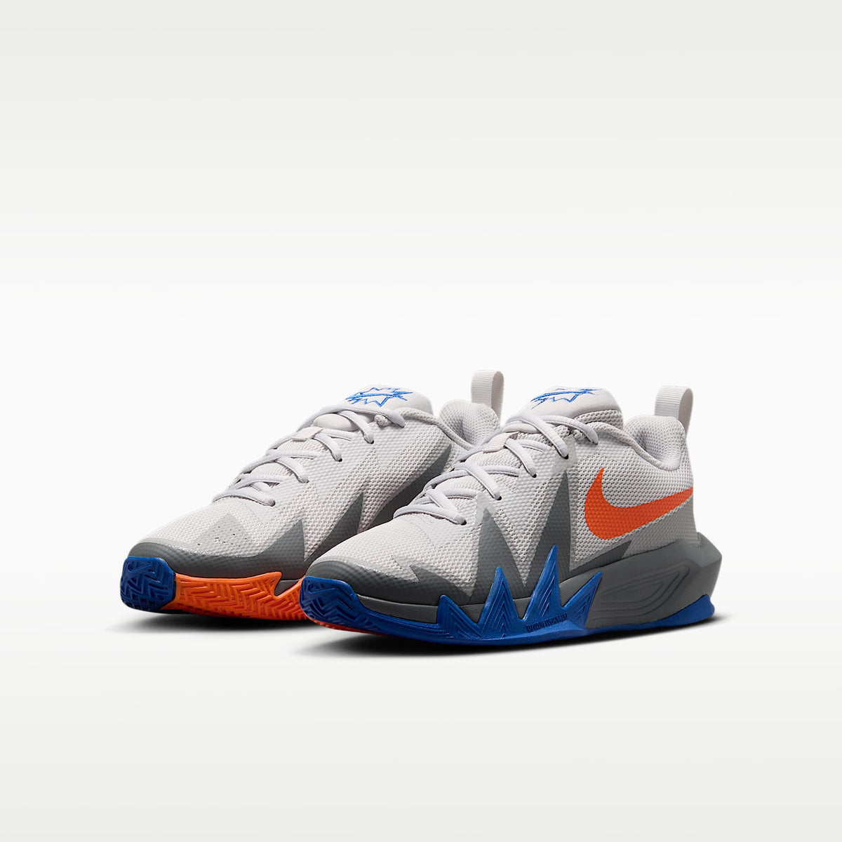 Nike S.T. Dynamite – Gris vasto/Gris humo claro/Gris humo/Naranja seguridad – vista 5