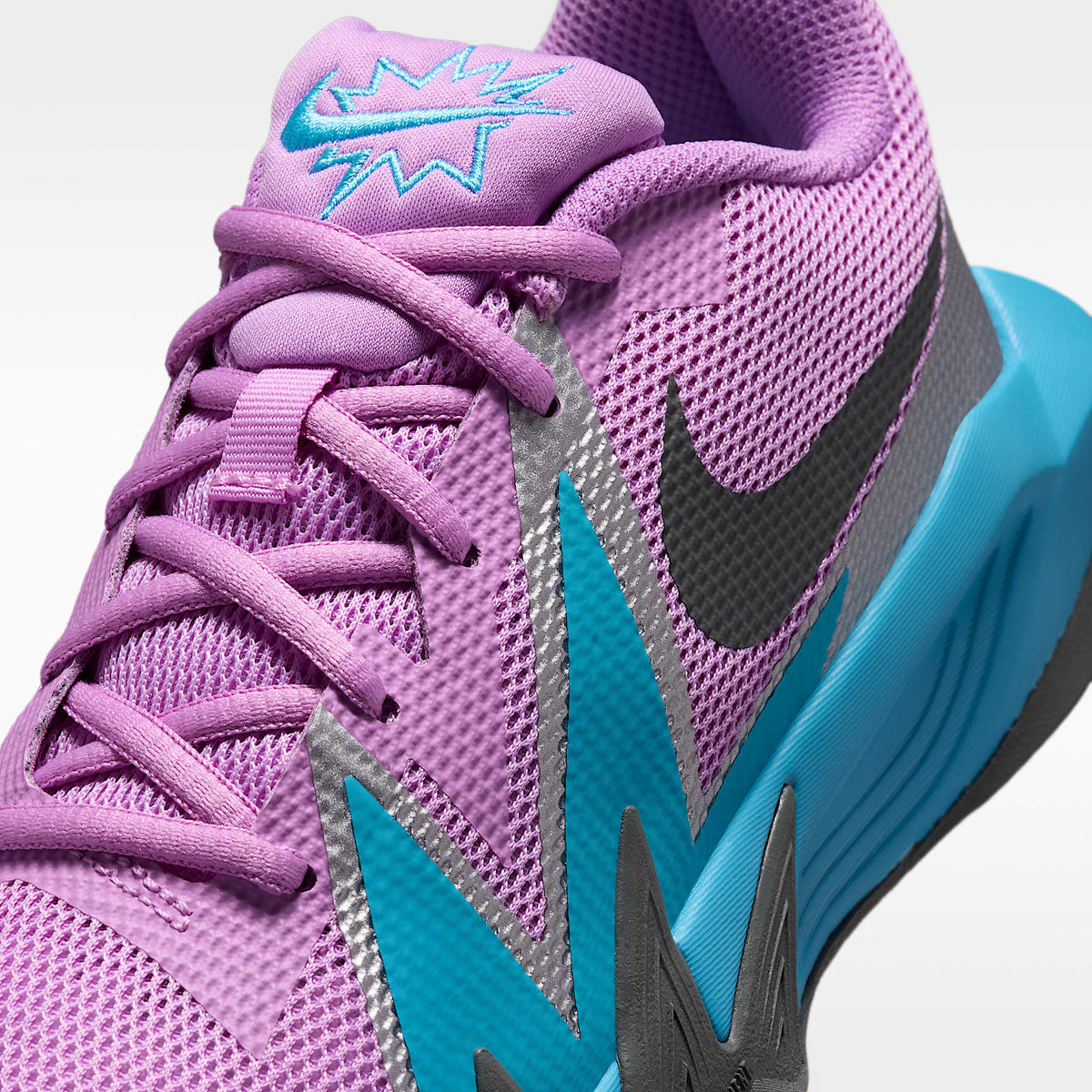 Nike S.T. Dynamite – Fucsia resplandor/Azul báltico/Plata metalizado/Gris humo – vista 7